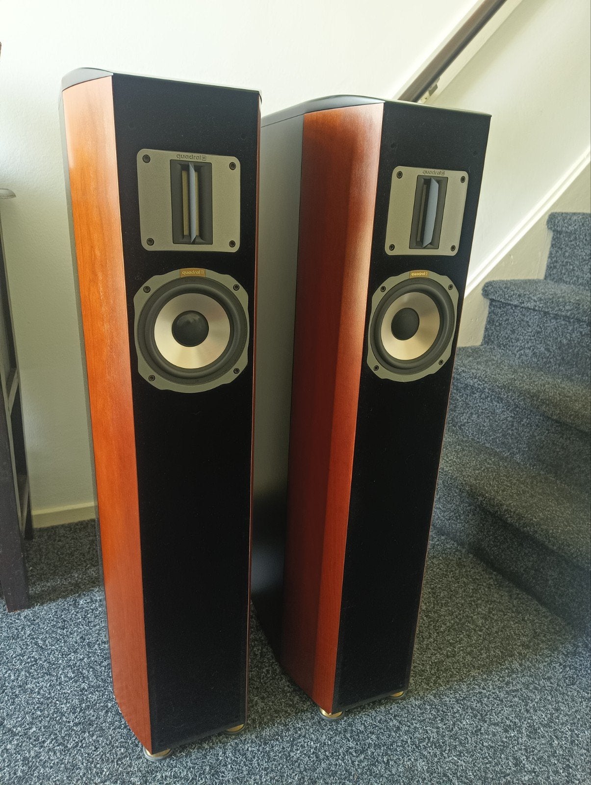Quadral Aurum 5, Zo goed als nieuw, 120 watt of meer, Front, Rear of Stereo speakers, Ophalen