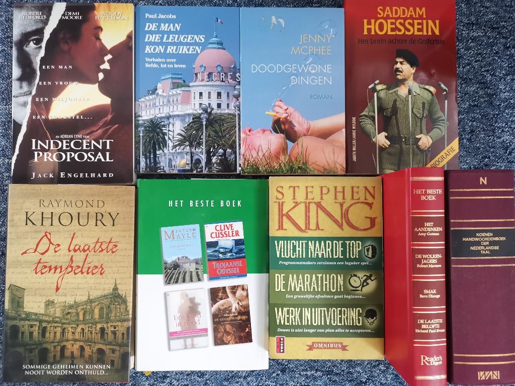 Vakantielektuur, oa indecent proposal, saddam hoesein, Ophalen of Verzenden, Gelezen, Diverse auteurs