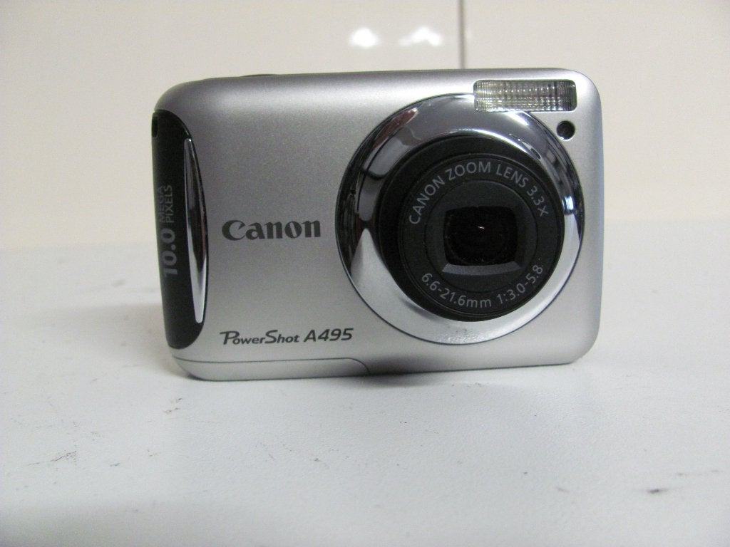 CANON PowerShot A495 met 10.0mp en 3.3x canon zoomlens, Audio, Tv en Foto, Ingebouwde flitser, Canon, 10 megapixels, Ophalen of Verzenden