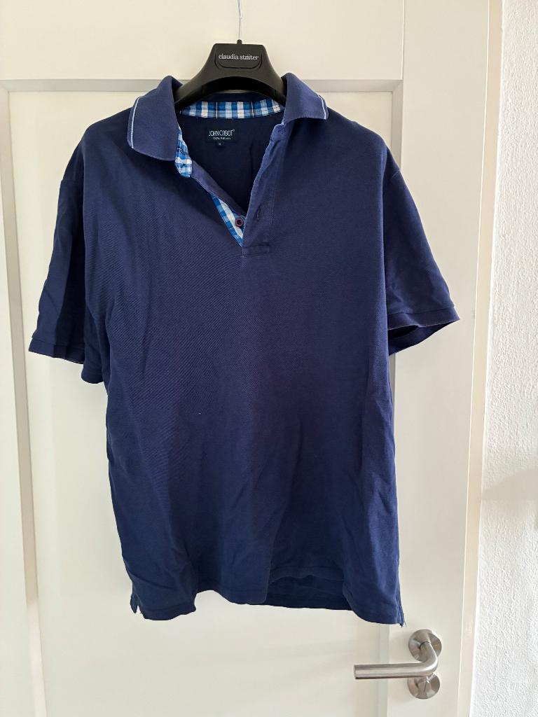 T shirt  heren, Ophalen, Blauw, Maat 56/58 (XL), John Cabot
