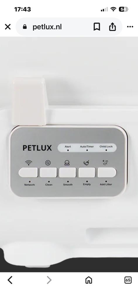 Petlux V3 XXL Main Coon zgan, Ophalen, Zelfreinigend, Zo goed als nieuw
