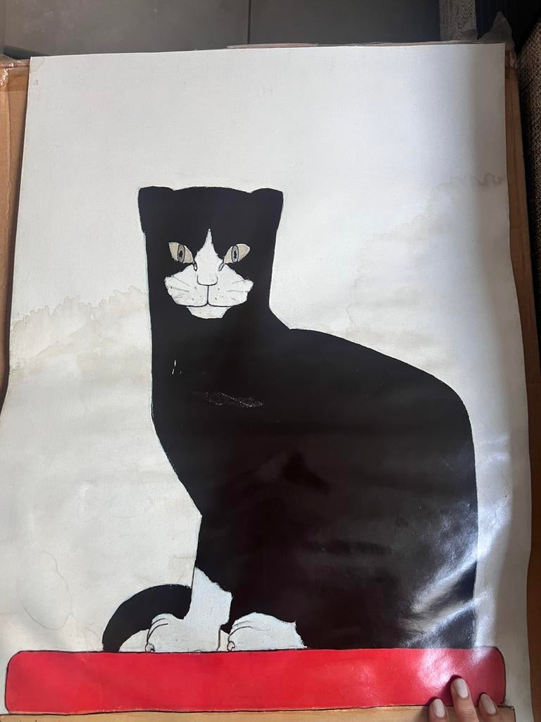 BART VAN DER LECK ( THE CAT ) DE KAT POSTER, Ophalen of Verzenden