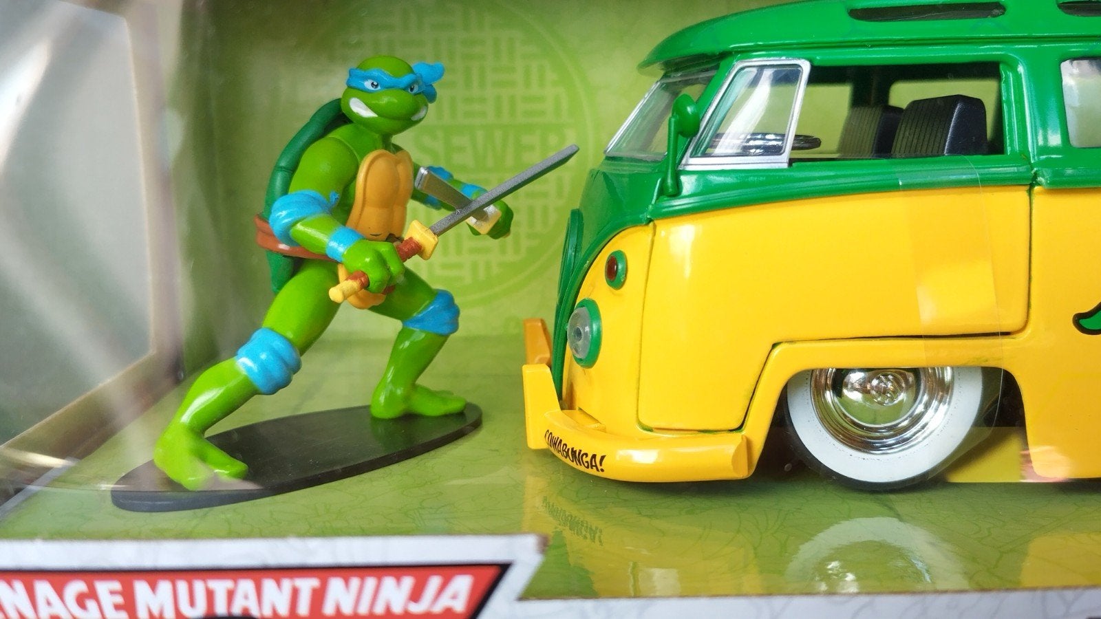 Volkswagen T1 Teenage Mutant Ninja Turtles 1:24 Jada Pol, Auto, Verzenden, Nieuw, M