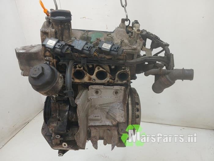 Motor van een Volkswagen Fox
