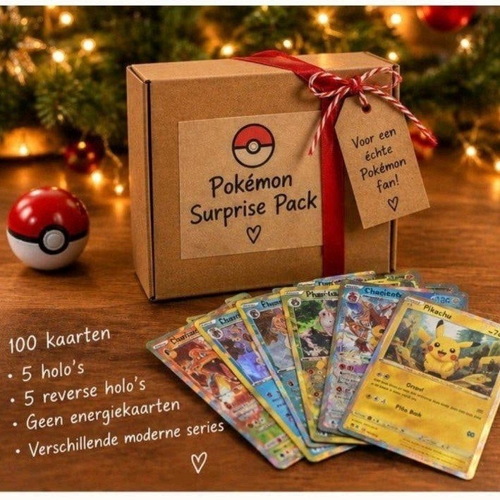 pokemon 100 kaarten!!!, Ophalen of Verzenden, Zo goed als nieuw, Meerdere kaarten