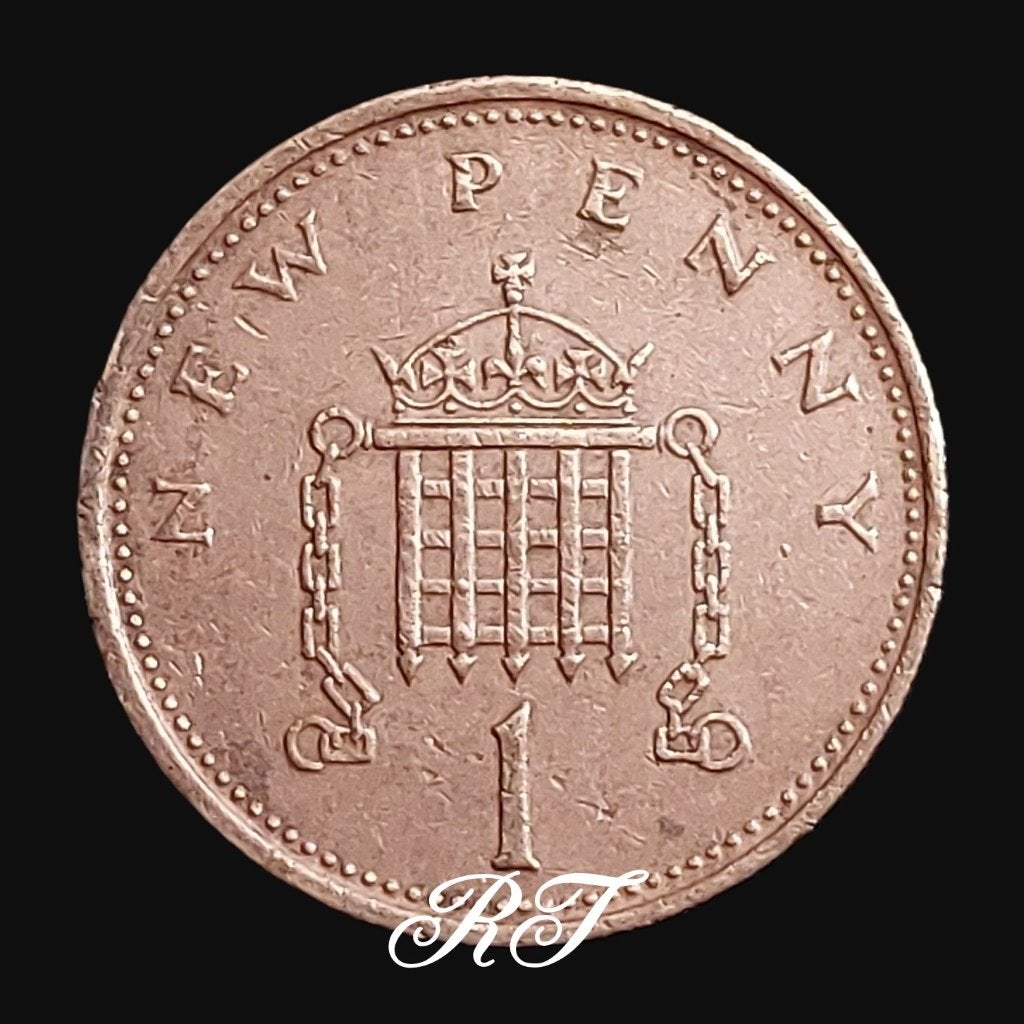 New 1 penny munt uit 1971 - Verenigd Koninkrijk., Ophalen of Verzenden, Overige landen, Losse munt