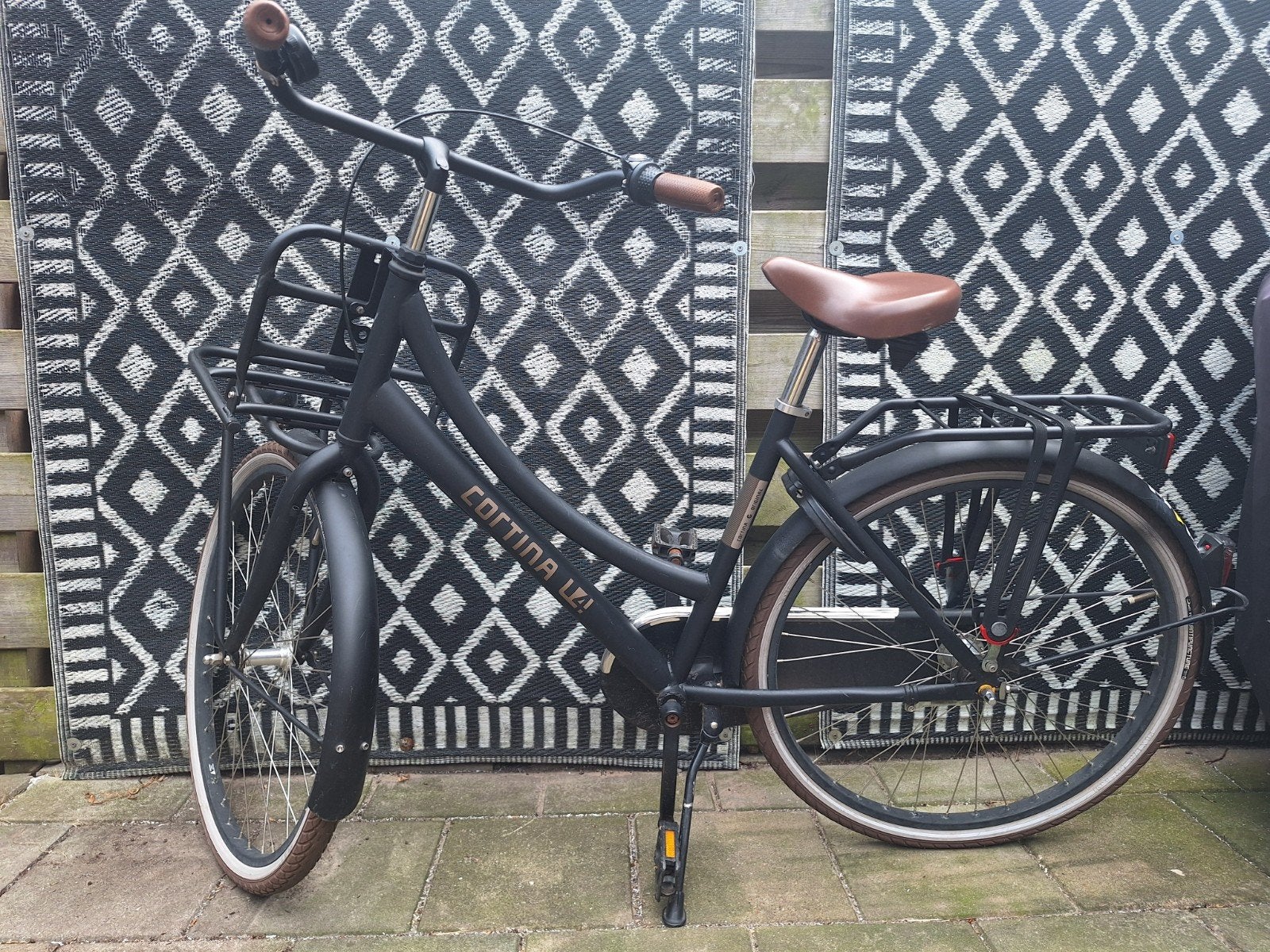 Cortina U4 transportfiets. 26inch, terugtraprem, 3 ver, Fietsen en Brommers, Gebruikt, Velgrem, Versnellingen, 50 tot 53 cm