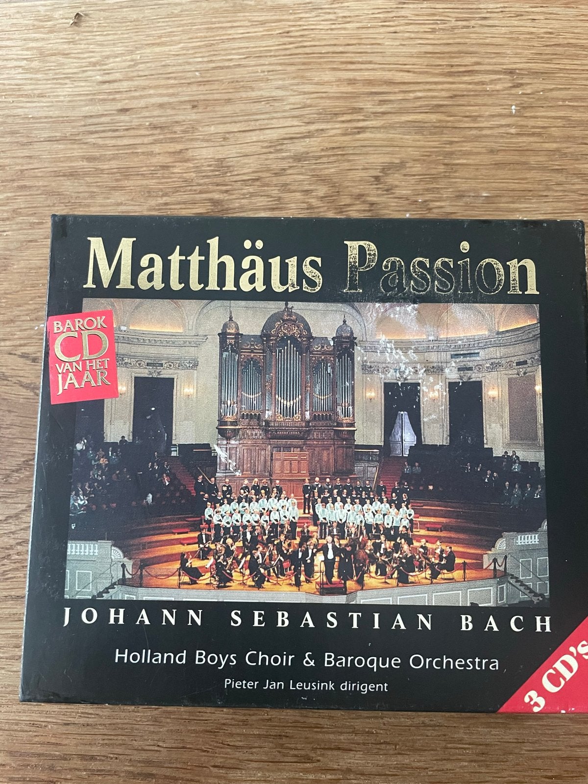 Matthäus Passion - J.S. Bach (3 CD's Boxset), Cd's en Dvd's, Gebruikt, Boxset, Ophalen of Verzenden, Inclusief boekje