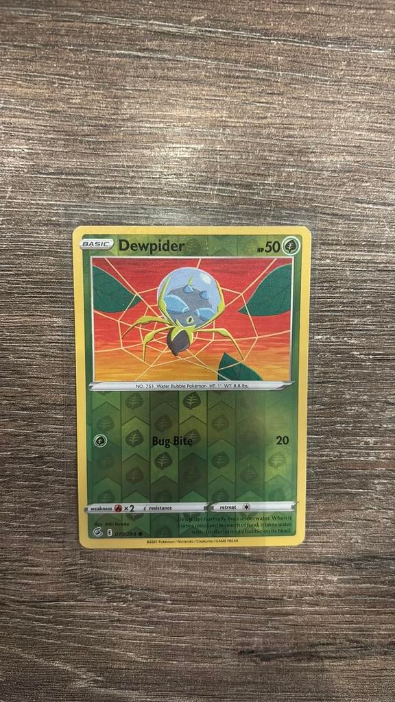 FST Dewpider 019/264 Reverse holo, Ophalen of Verzenden, Zo goed als nieuw