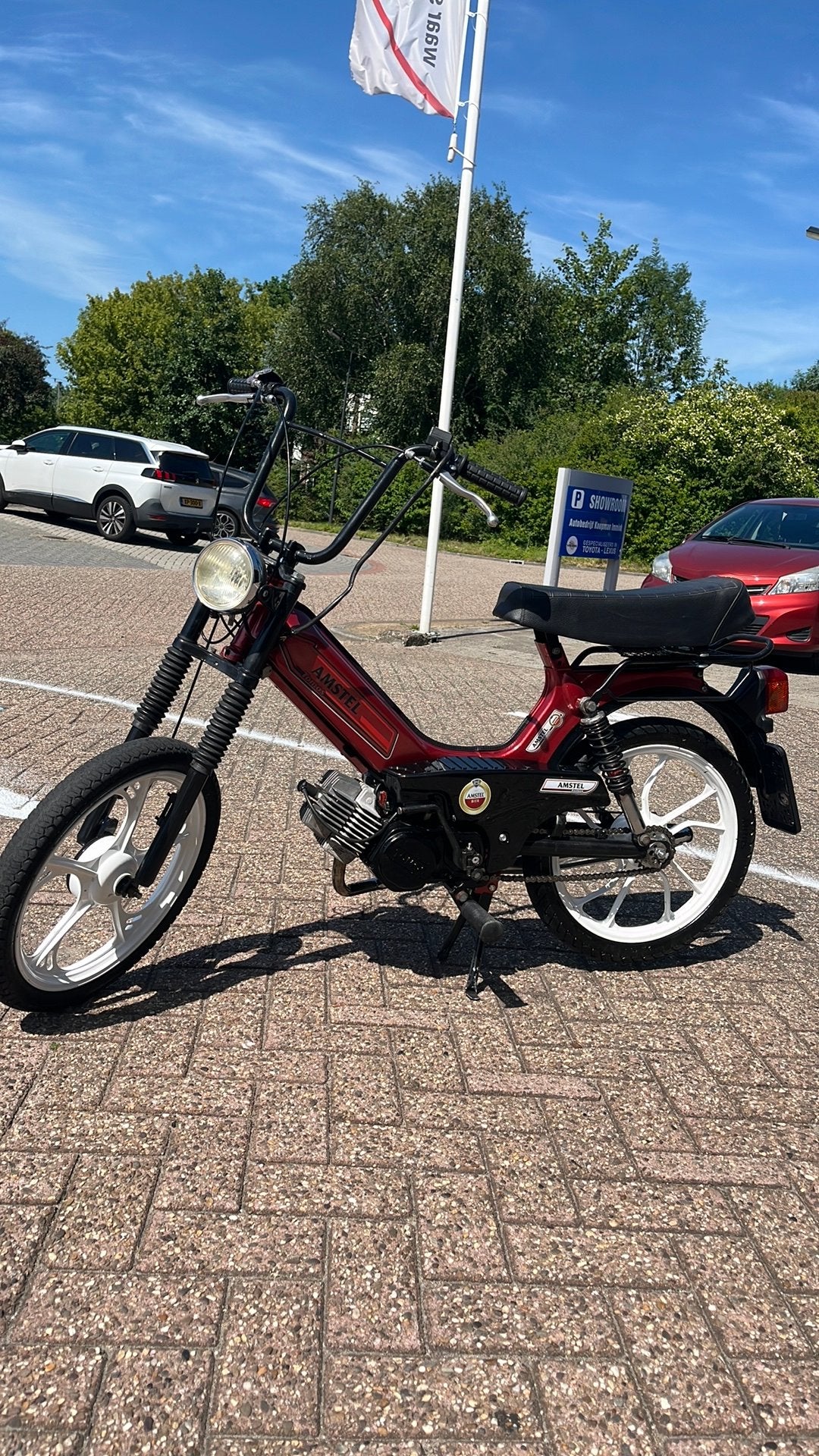 Custom tomos A35 in AMSTELBIER STIJL., Ophalen, Zo goed als nieuw, Standard