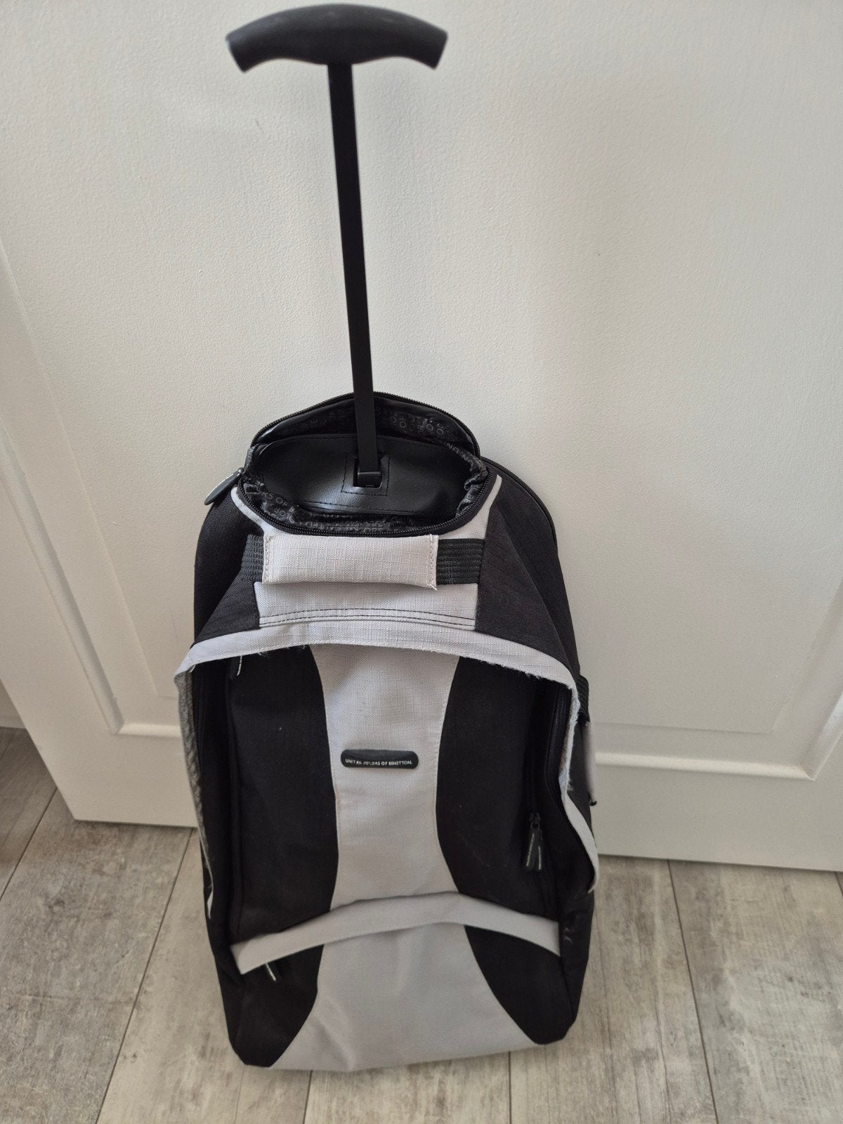 United colors of Benetton reistas/weekend tas, Zwart, Ophalen of Verzenden, Zo goed als nieuw, 35 tot 55 cm