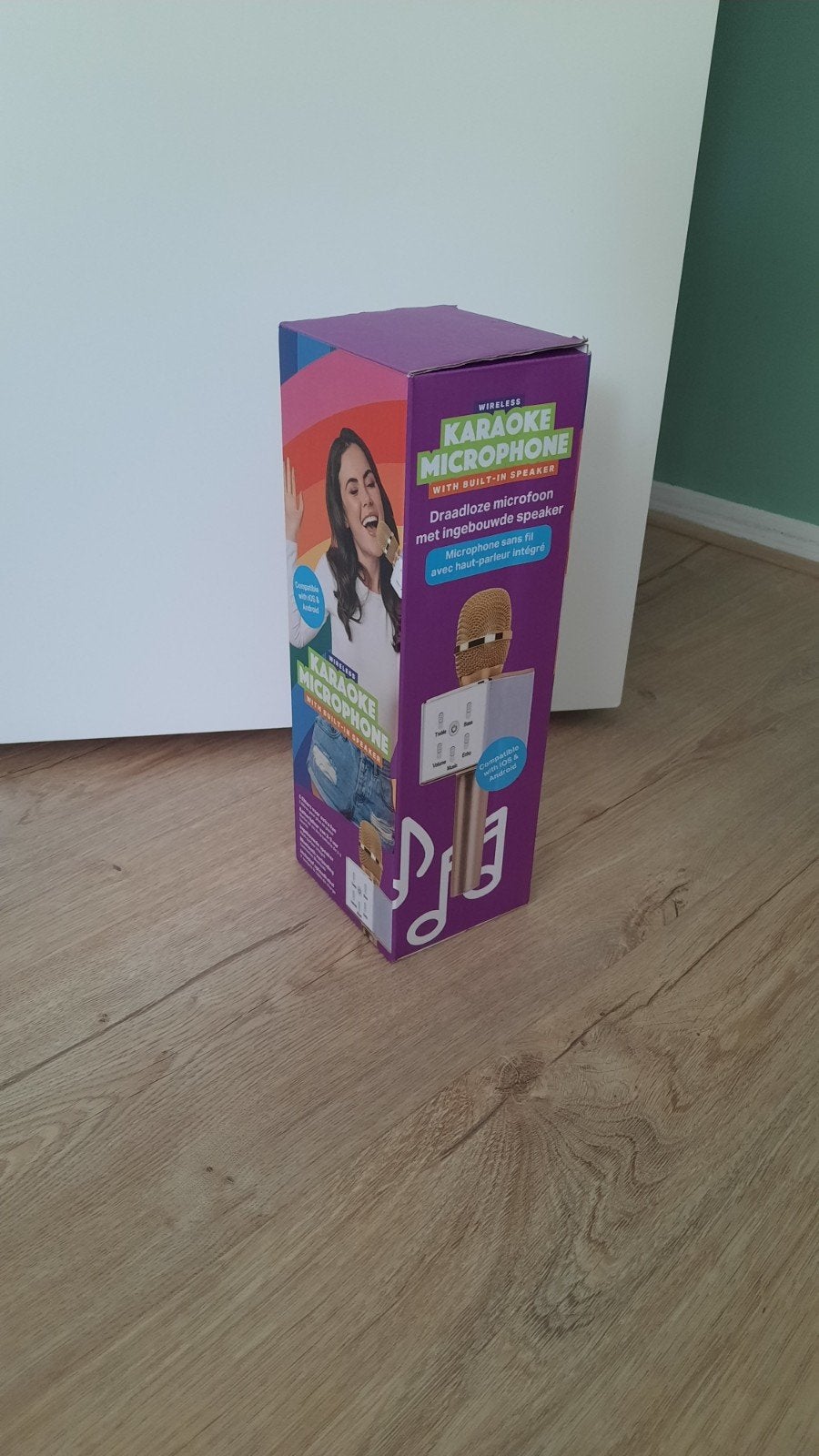 Nieuwe Gouden Microfoon met Gebruiksaanwijzing, Ophalen, Nieuw, Microfoon(s)