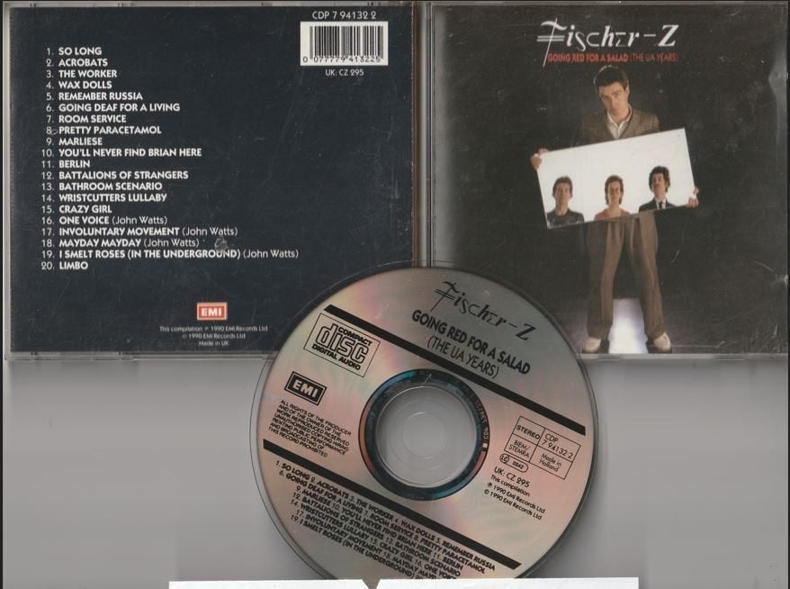 Fischer-Z - Going Red For A Salad (The UA Years), Cd's en Dvd's, Ophalen of Verzenden, Zo goed als nieuw, Alternative