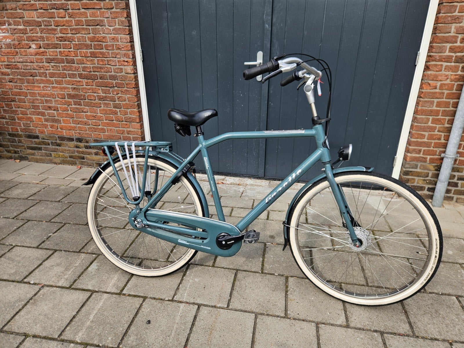 Nette Gazelle Miller herenfiets - Groen, 59cm, 3 versn., Ophalen, Gebruikt, Gazelle, Kornet Van limburgstirumstraat