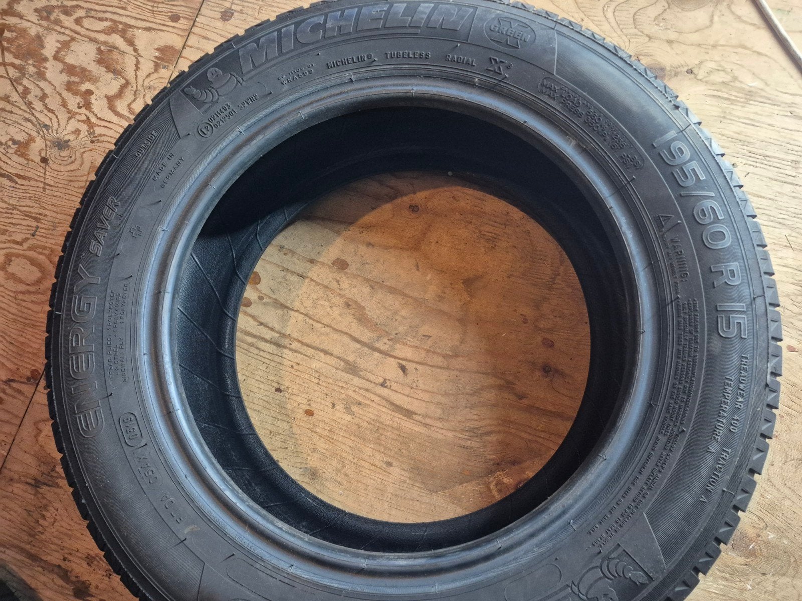 Michelin energy banden 195 60 15  en Road 5 motorband, Auto-onderdelen, Ophalen, Gebruikt, 15 inch, Banden en Velgen