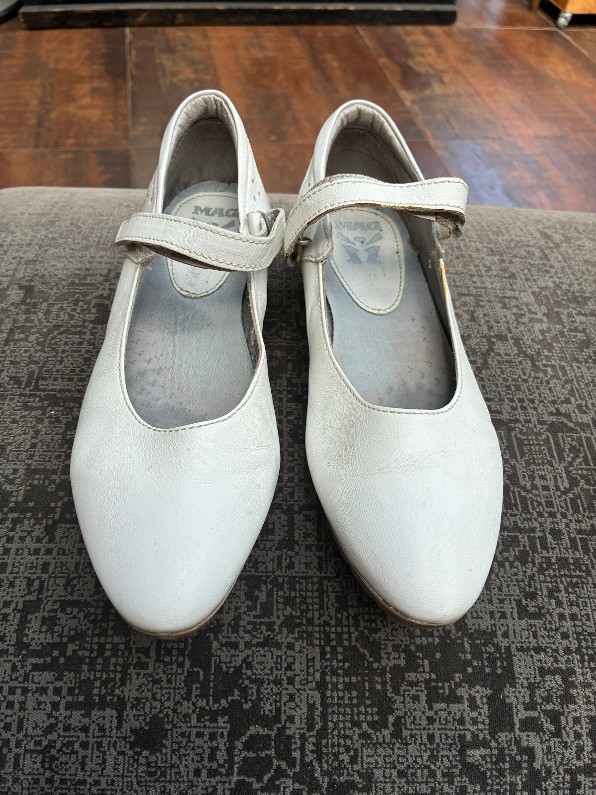 Witte MAG schoenen - maat 39, Wit, Zo goed als nieuw, Ballerina's, Ophalen of Verzenden