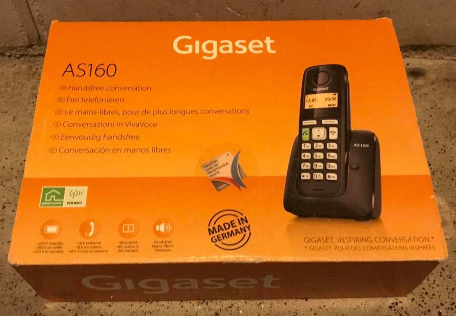 Gigaset as160 vaste telefoon Nieuwe, Ophalen of Verzenden, Nieuw, 1 handset