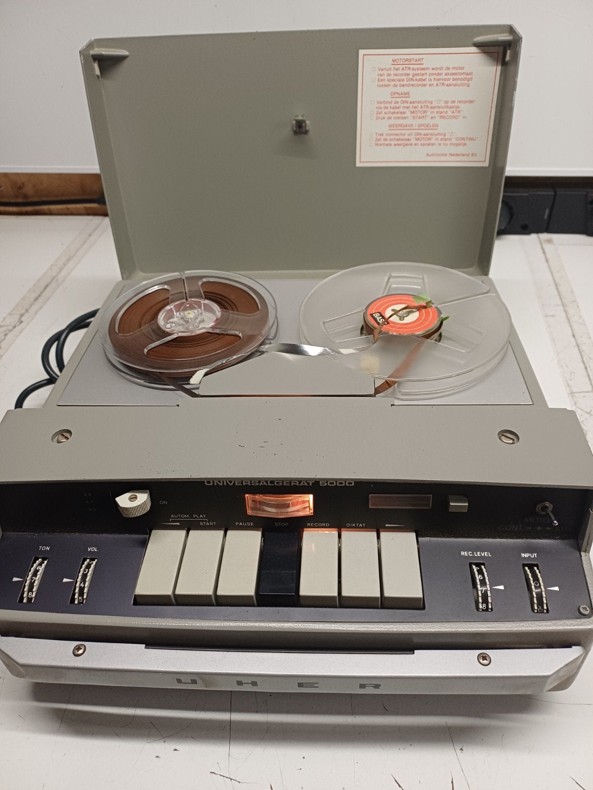 Uher Universalgerat 5000 Bandrecorder/Dictafoon (defect)