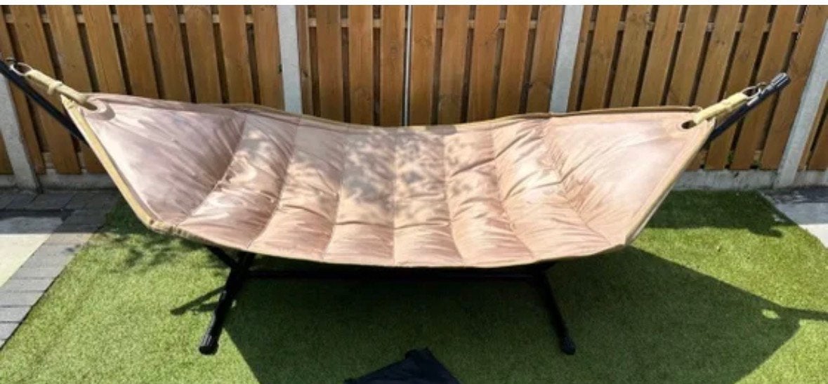 Fatboy 2-persoons hangmat, Ophalen, Gebruikt, Meerpersoons, Met standaard
