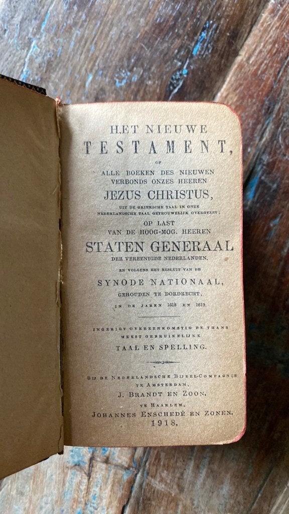 bijbel 117 jaar oud, Ophalen of Verzenden, Bijbel