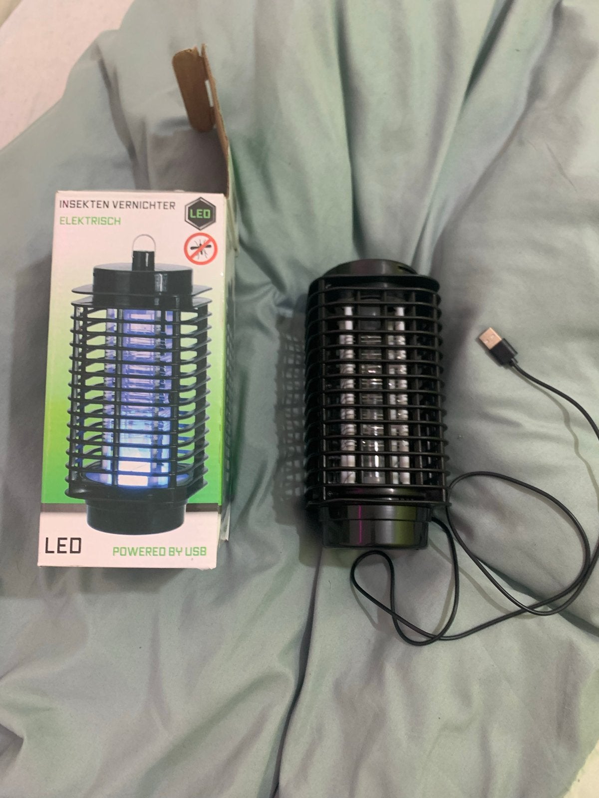 Elektrische insectenverdelger - ideaal voor binnen/camping, Verzenden, Zo goed als nieuw