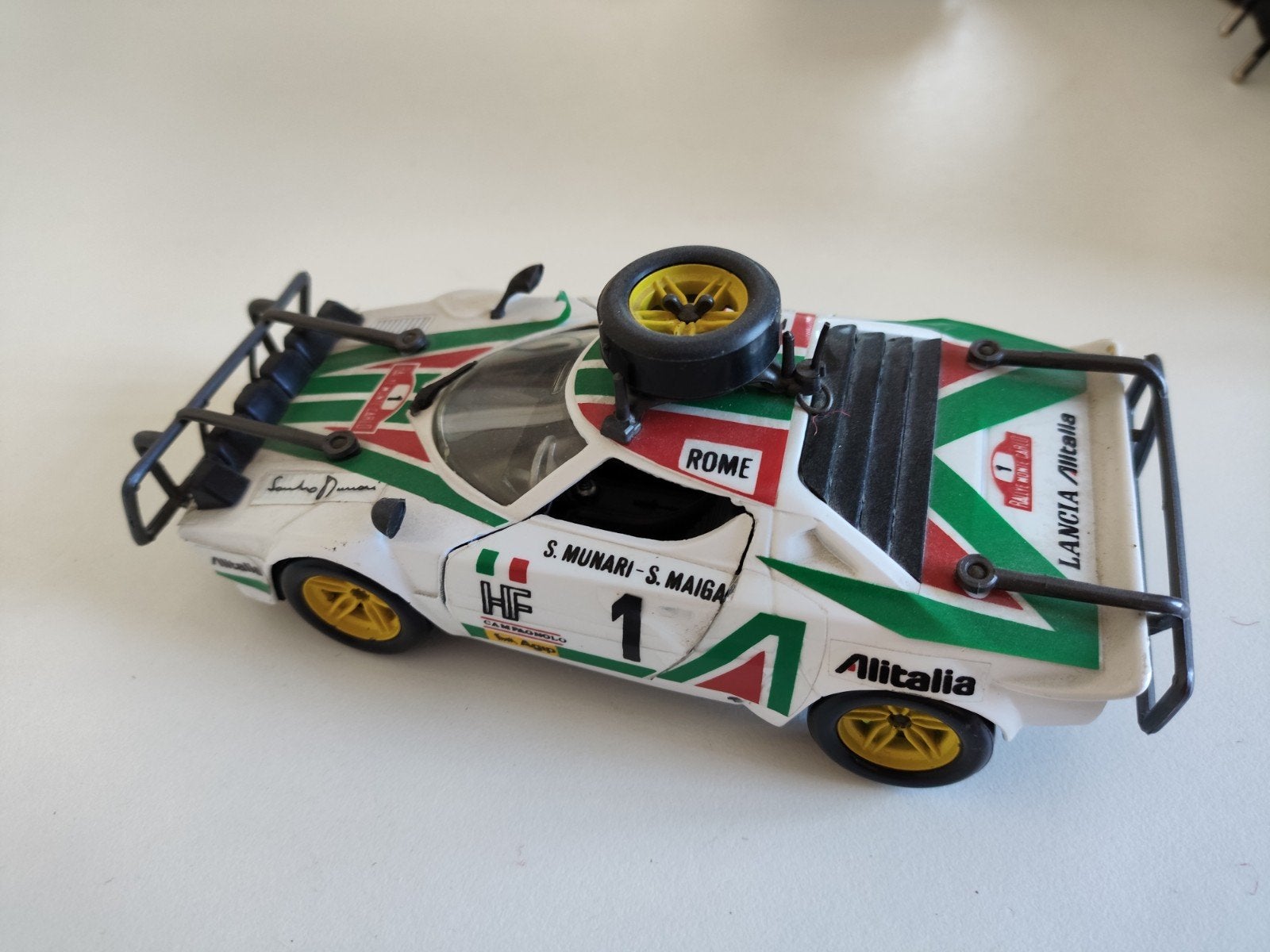Polistil Lancia Stratos Rally Auto 1:25 - Vintage Model, Ophalen of Verzenden