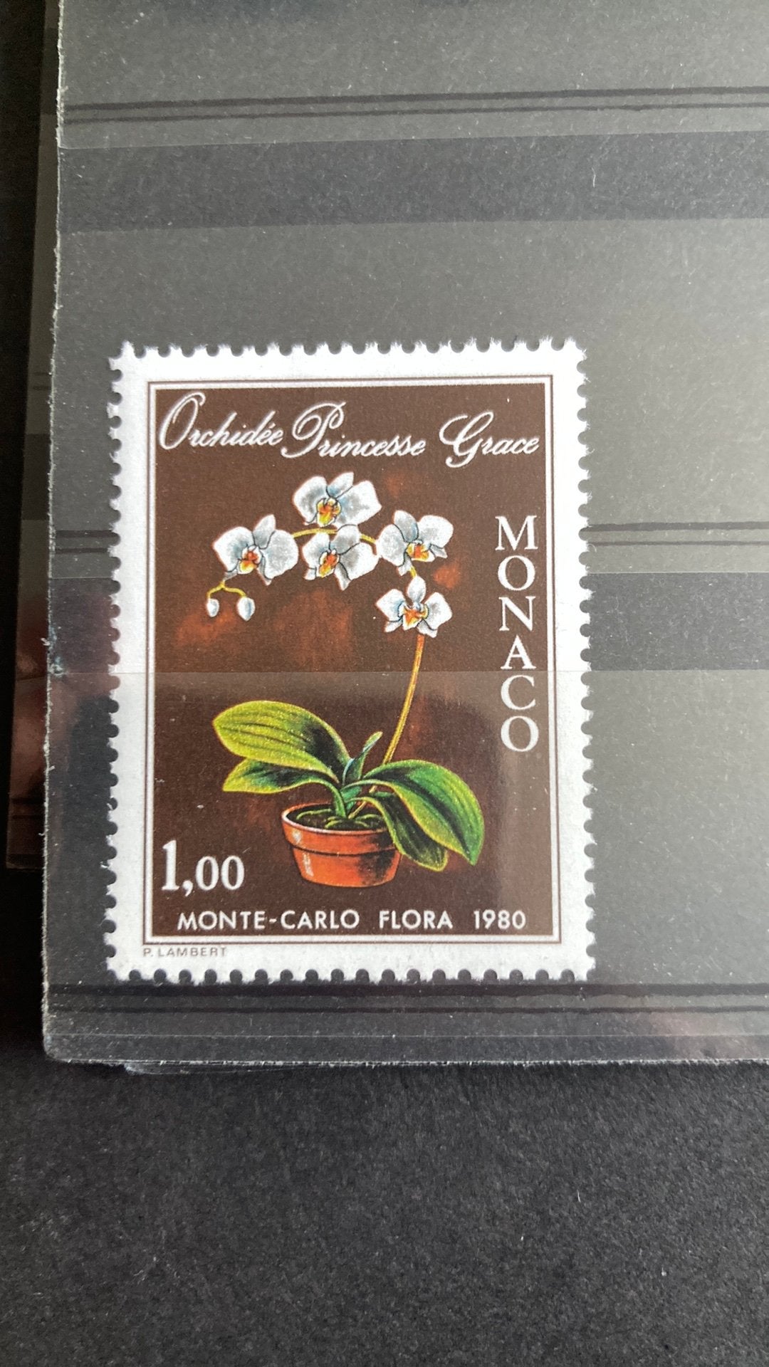 Monaco 1393 bloemen post fris/1935, Postzegels en Munten, Ophalen of Verzenden, Dier of Natuur