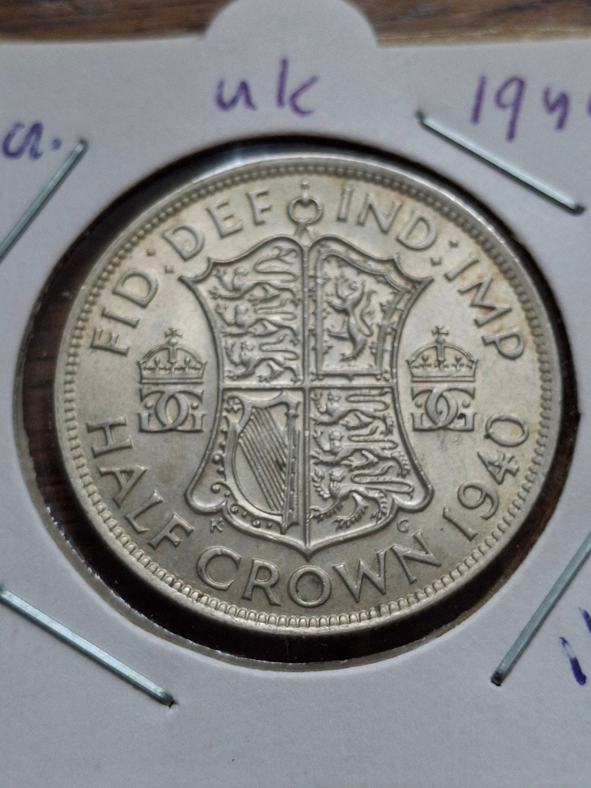 UK Half Crown 1940 - George VI Zilveren Munt, Postzegels en Munten, Verzenden, Overige landen, Losse munt, Zilver