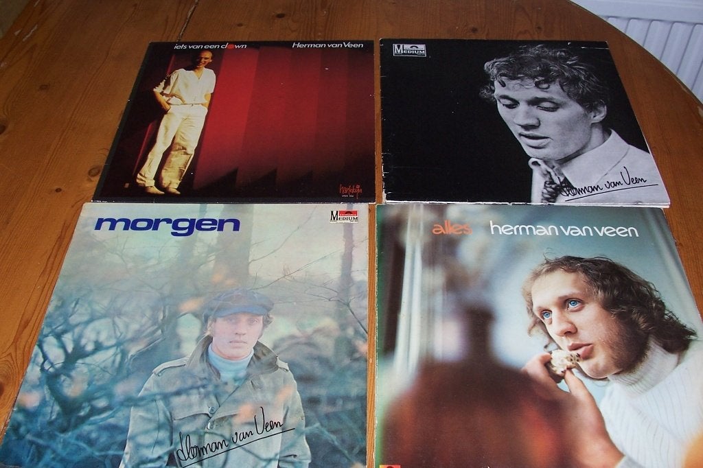 HERMAN VAN VEEN 7 LP'S, LP, Gebruikt, Ophalen of Verzenden, Levenslied of Smartlap