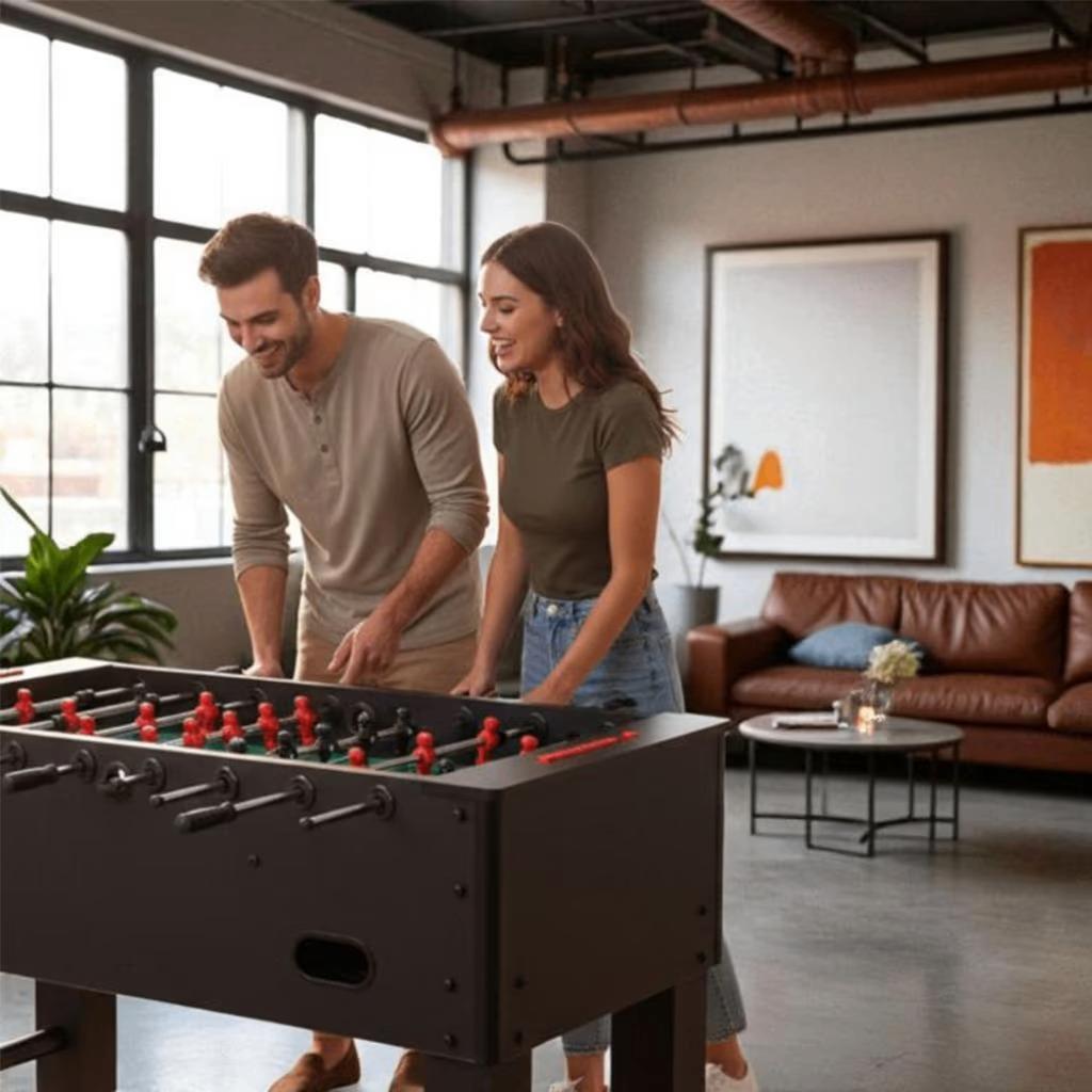 Voetbal tafel huren - Tafelvoetbal - Speeltafel huren, Cave & Garden, Verzenden, Maat XS of kleiner, Nieuw