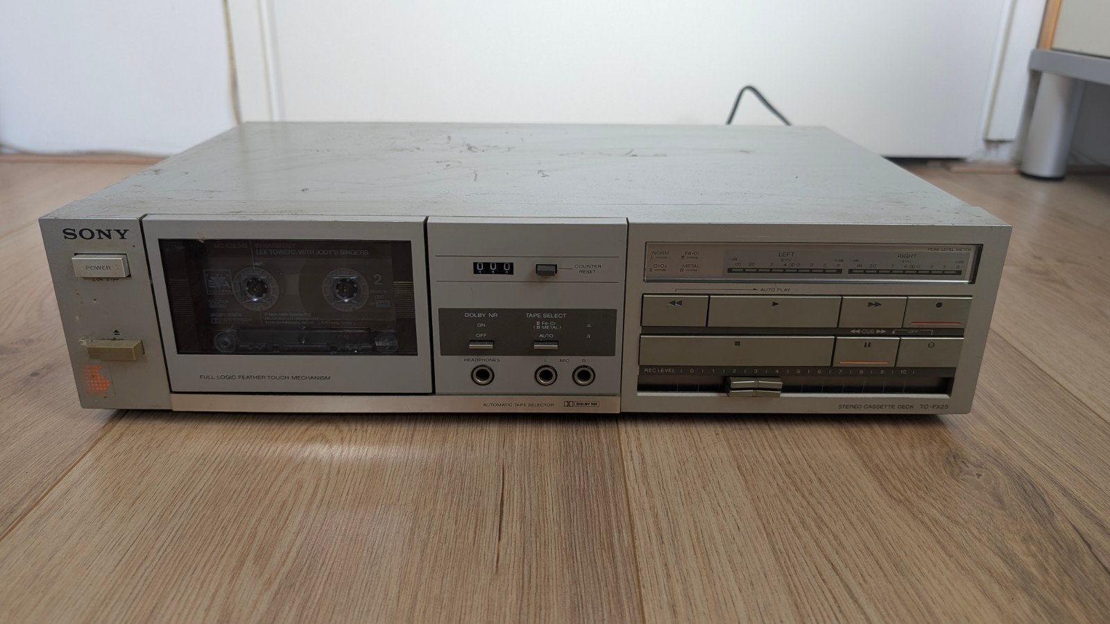 Sony TC-FX25 Cassettedeck - Vintage Hifi, Audio, Tv en Foto, Ophalen, Enkel, Sony, Tape counter