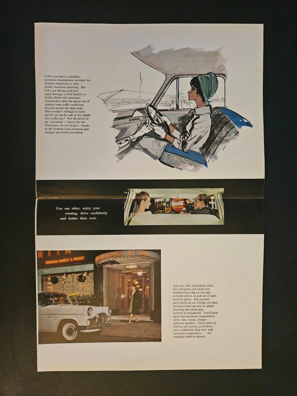 Brochure Ford Zephyr & Zodiac Automatic 1961, Ophalen of Verzenden, Zo goed als nieuw, Ford