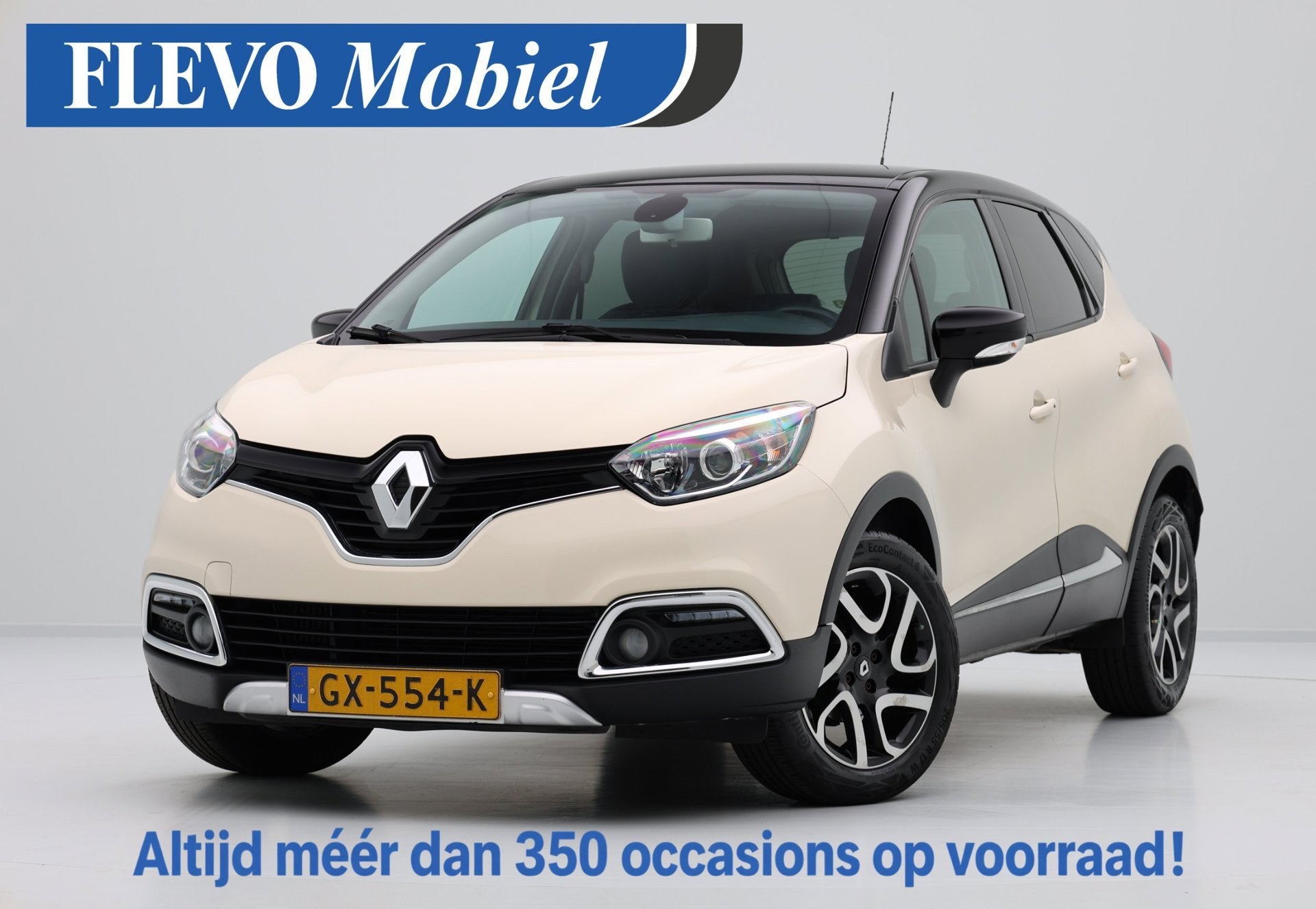 Renault Captur 0.9 TCe Xmod Clima|Leer|Navi|PDC|LMV|Stoelver, Auto's, Voorwielaandrijving, 898 cc, Gebruikt, Euro 6