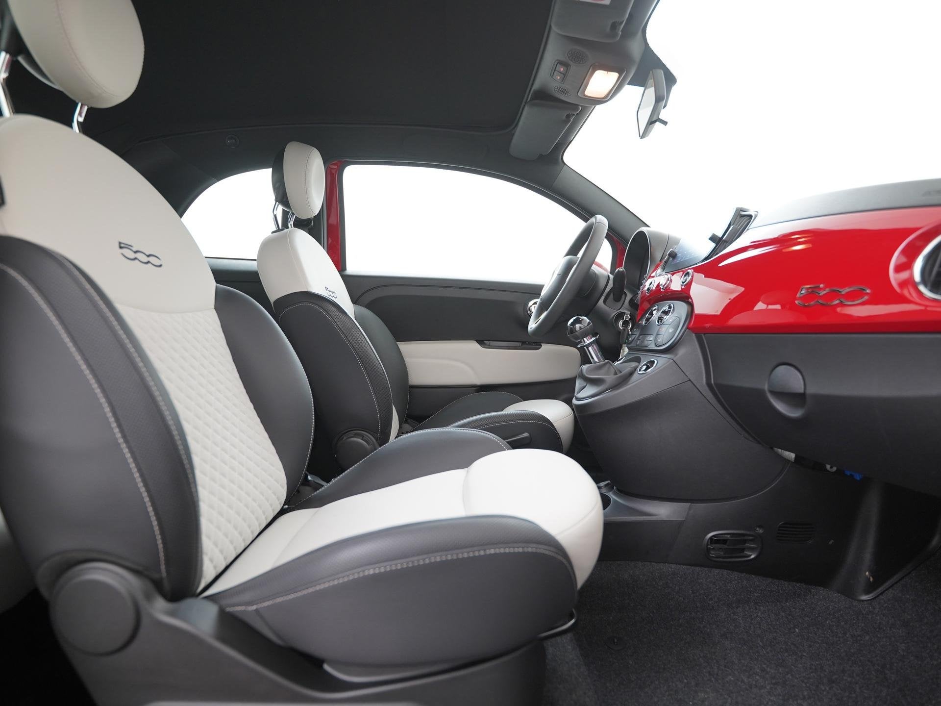 Fiat 500 C 1.0 Hybrid Dolcevita | Apple/Android Carplay | Zo, 12 maanden, Stof, Gebruikt, 4 stoelen