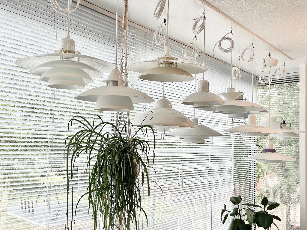 Mid Century design LAMPEN Scandinavisch vintage MCM Poulsen, Gebruikt, -, -, Vintage mid century Scandinavisch Nordic Deens design Japandi