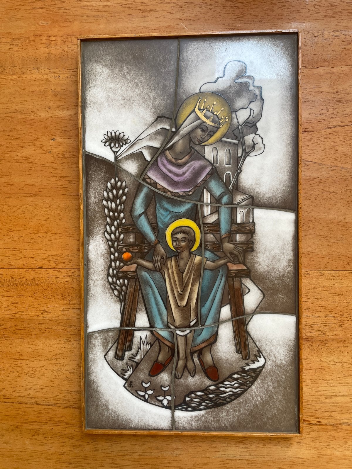 Uniek Maria & Jezus kunstwerk van Kunsthandel de Sint Jansba, Ophalen of Verzenden