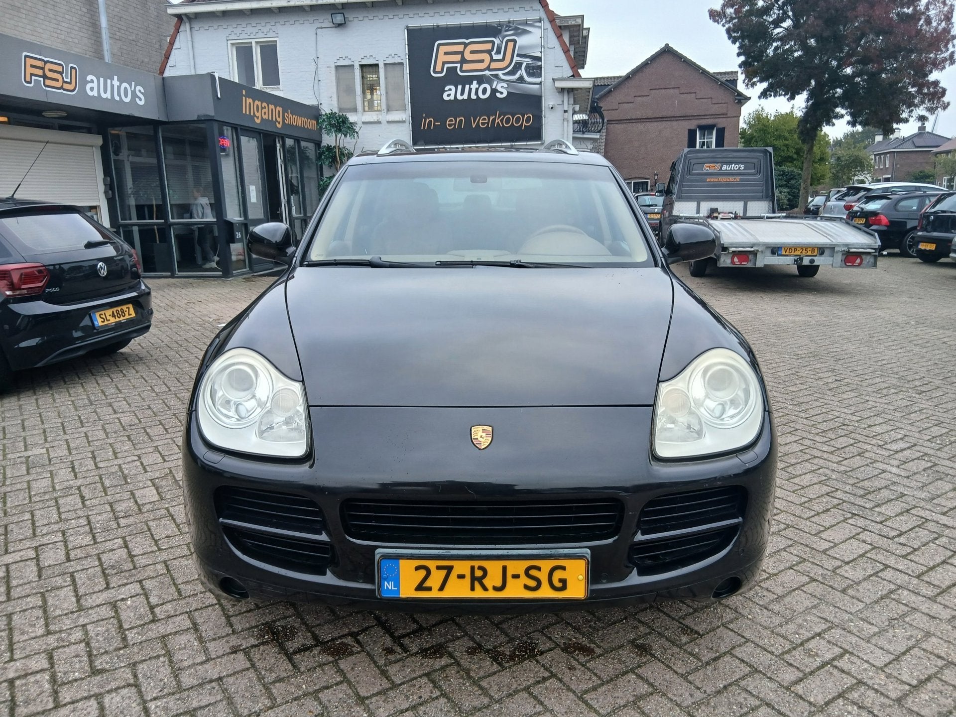 Porsche Cayenne 3.2 / AUTOMAAT / STORING LUCHTVERING!, Auto's, Automaat, Cayenne, Gebruikt, Beige