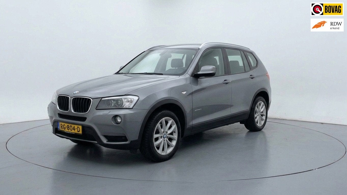 BMW X3 xDrive20d Executive |Trekhaak|Camera|Park.sens.|CLIMA, Auto's, Euro 5, Zwart, Leder, Bedrijf