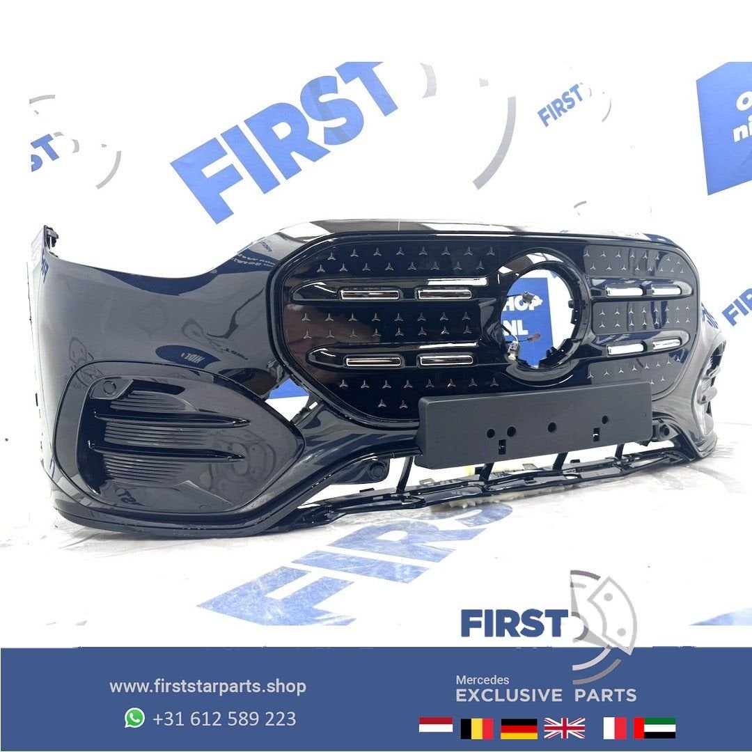 X248 GLB FACELIFT AMG VOORBUMPER X244 X248 GLB BUMPER + STAR, Gebruikt, -, Voor, Ophalen of Verzenden