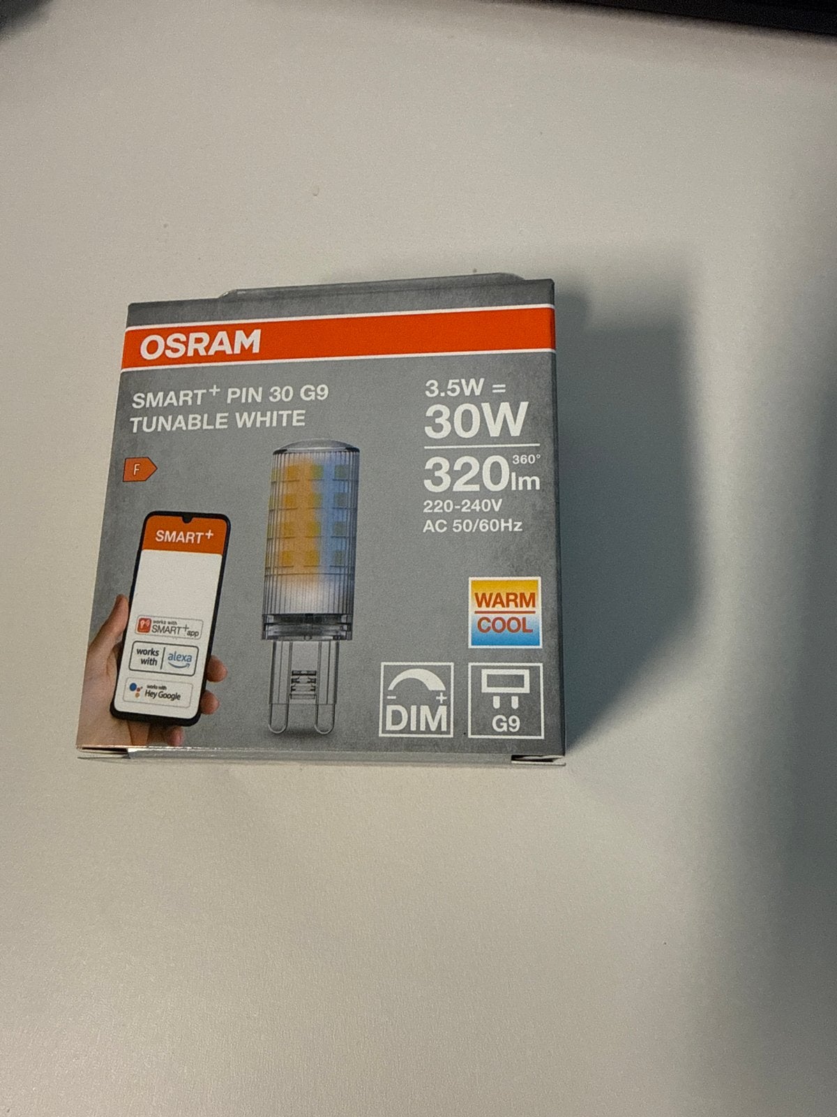 Osram Smart+ Pin 30 G9 Tunable White LED Lamp, Huis en Inrichting, 30 tot 60 watt, Led-lamp, Osram, Instelbaar wit