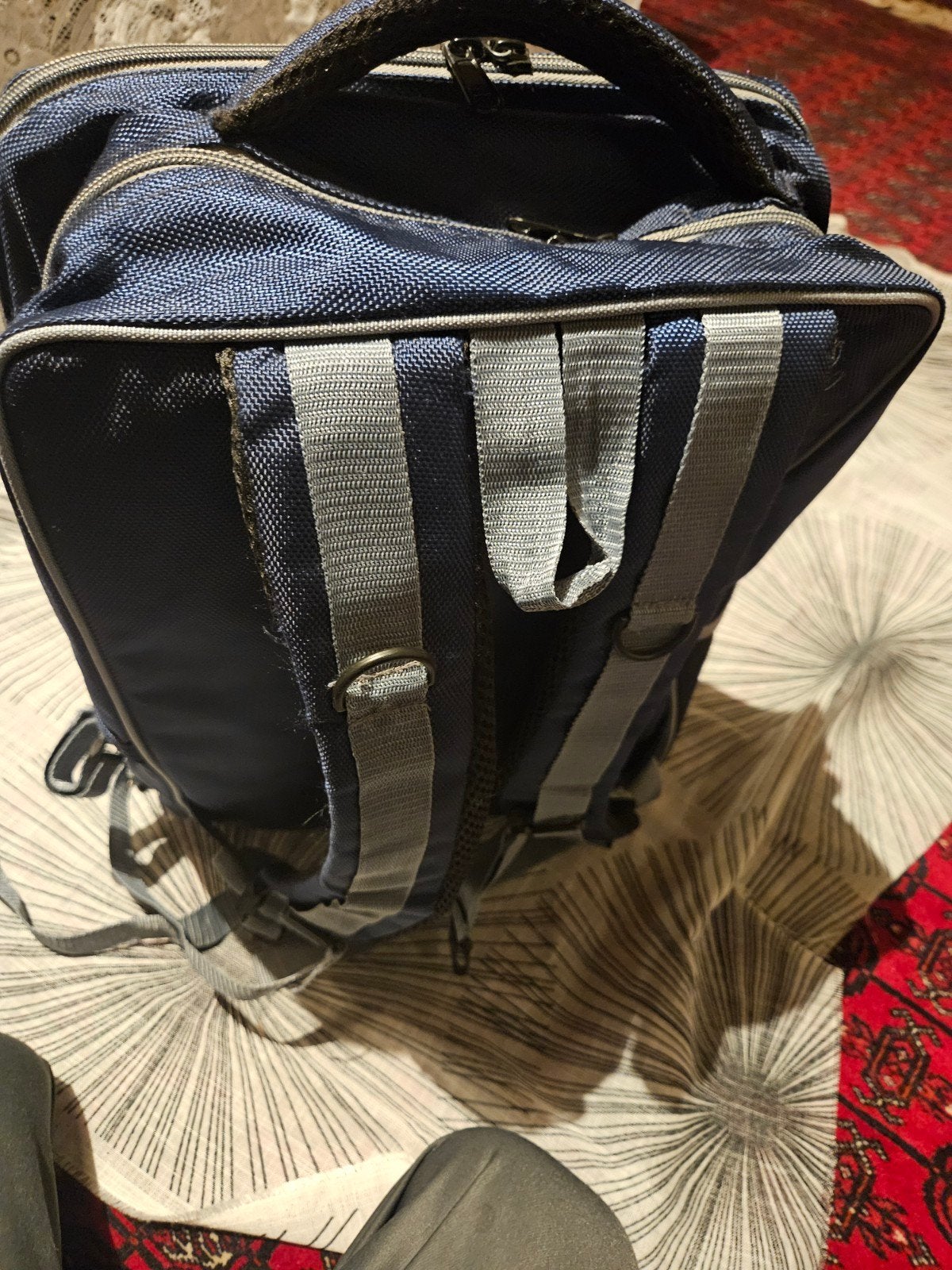 Oregon Rugzak - Blauw met grijze accenten, Gebruikt, 25 tot 40 cm, 30 tot 45 cm, Ophalen