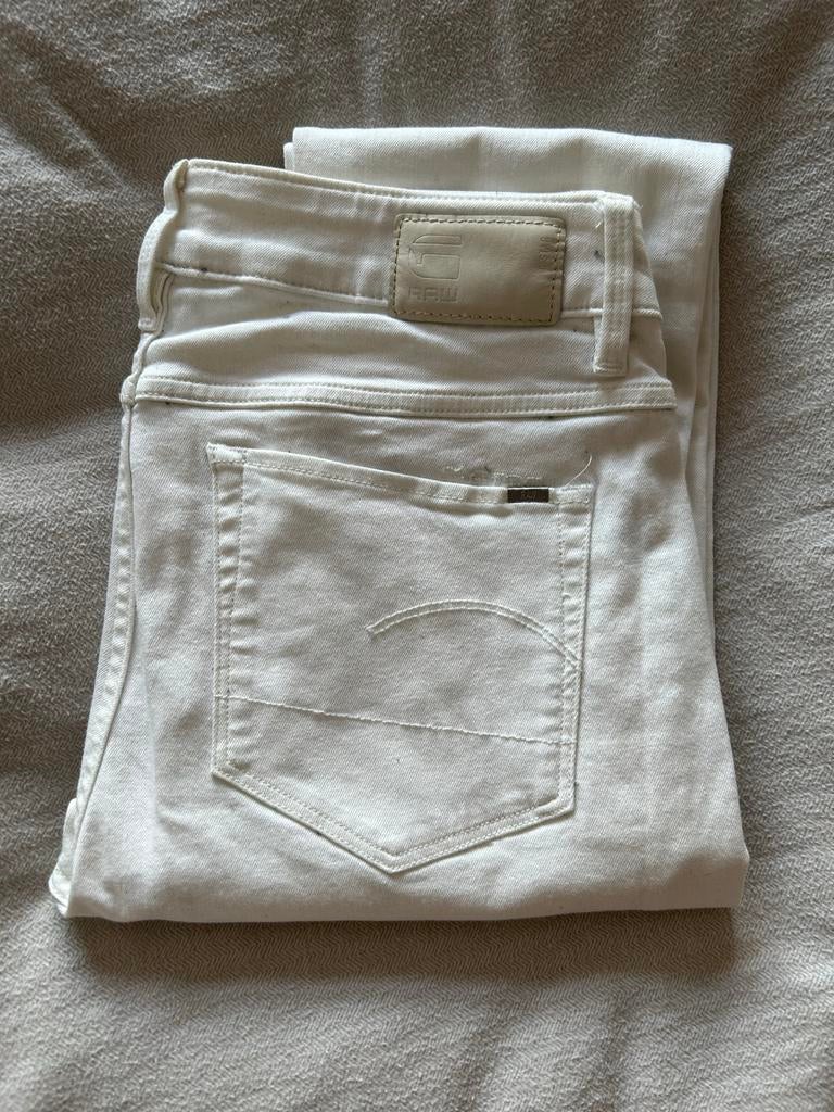 G-Star RAW 3301 high skinny | wit | maat 27, Ophalen of Verzenden, Zo goed als nieuw, Wit, Overige jeansmaten