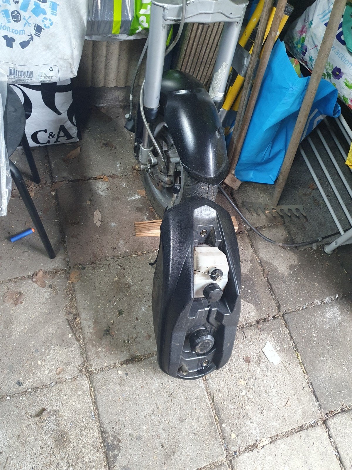 PEUGOER LUDIX.  KAPPENSET &VOORVORK, Ophalen of Verzenden, Gebruikt, Kap, Piaggio
