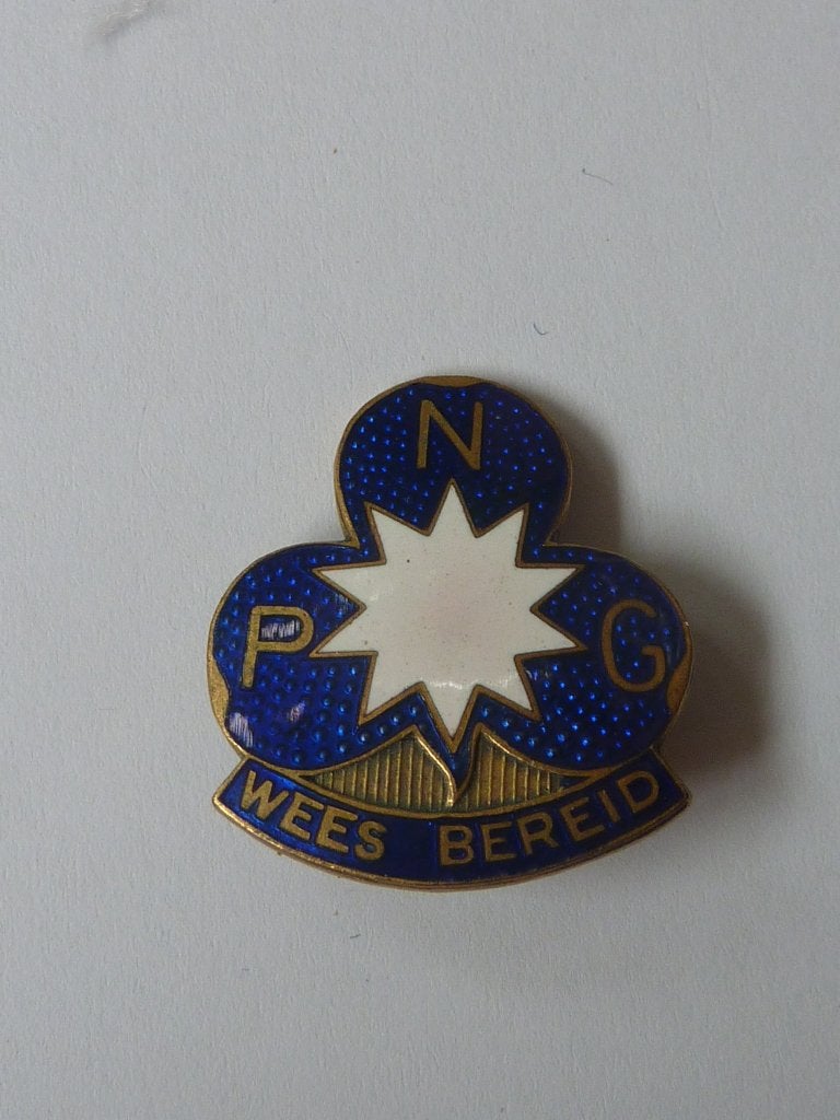 vintage speld Nederlandse Padvinders Gilde, Ophalen of Verzenden, Gebruikt, Embleem, Speld of Insigne