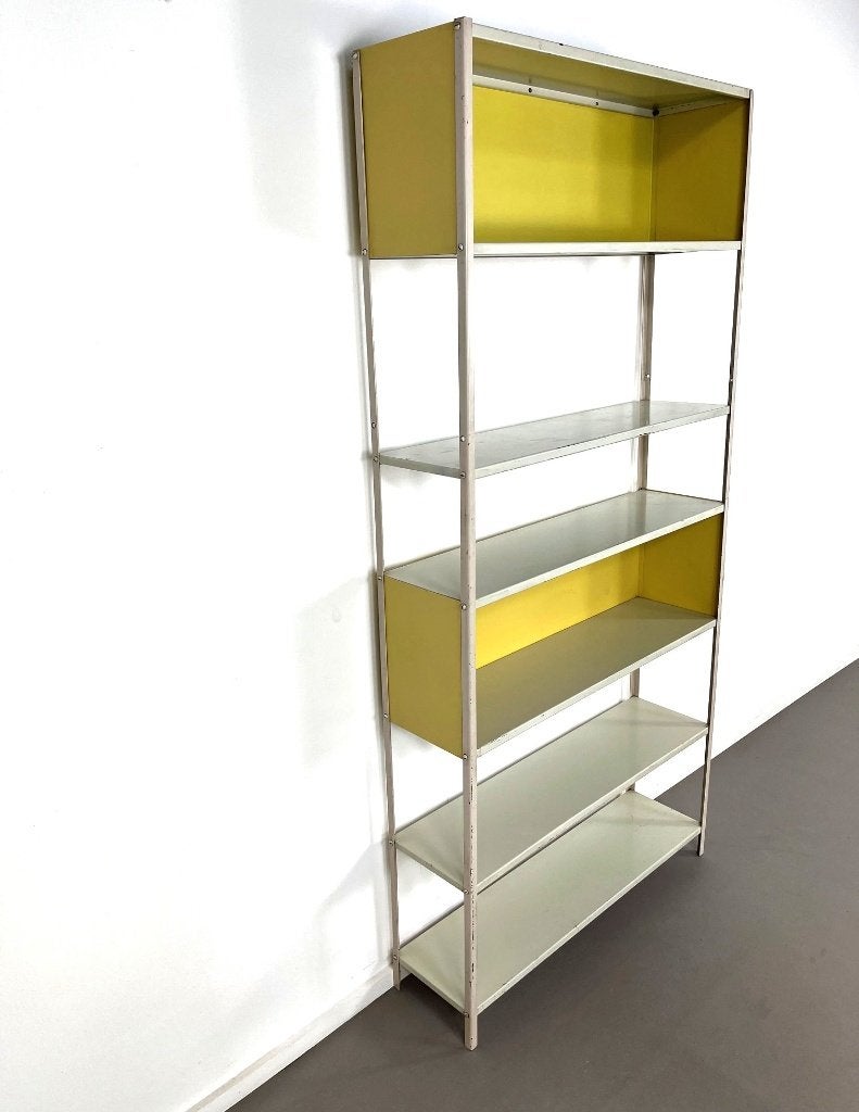 Metalen kast Asmeta, ontworpen door Friso Kramer in 1953., Ophalen, Gebruikt, 25 tot 50 cm, 150 tot 200 cm