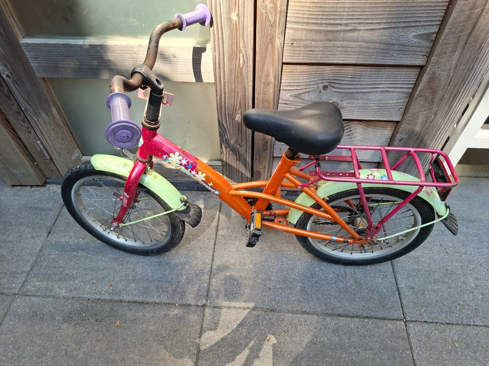 Kinderfiets 16 inch - Gebruikt, Ophalen, Gebruikt, Velgrem, 16 tot 20 inch