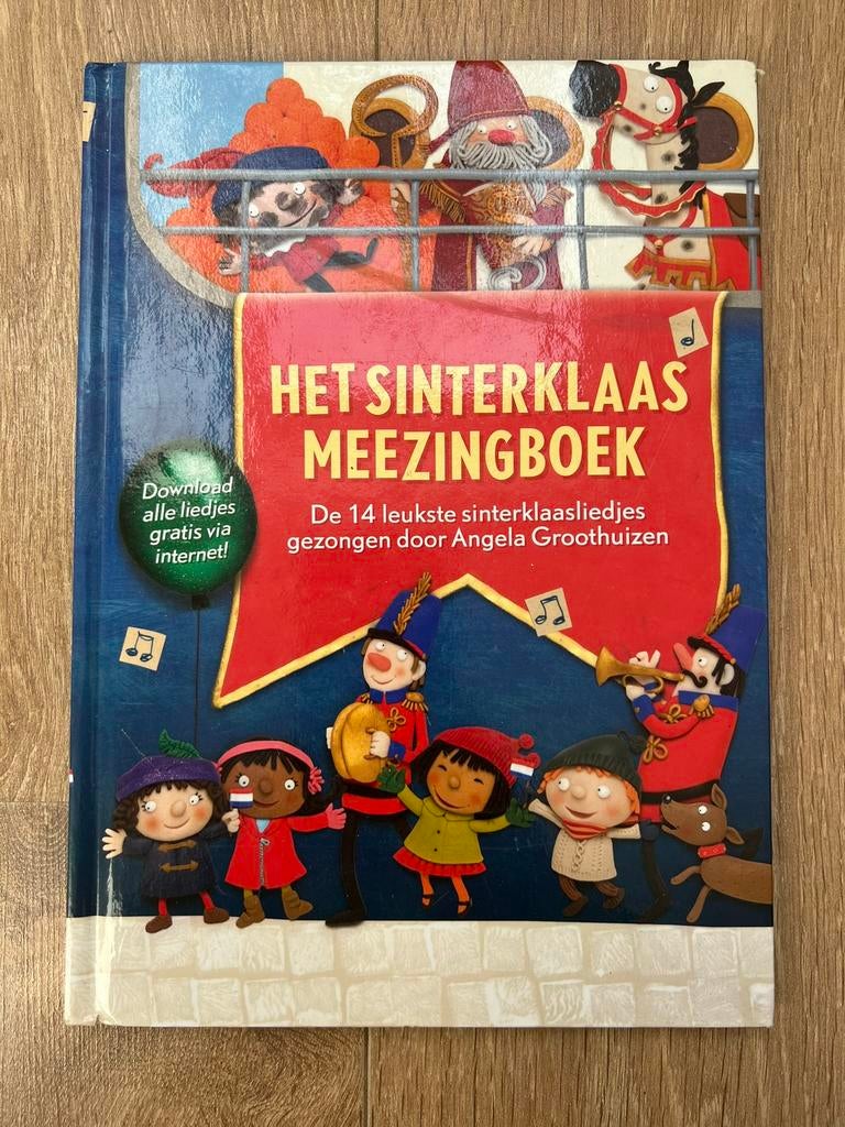 Het Sinterklaas meezingboek - Angela Groothuizen, Ophalen of Verzenden, Zo goed als nieuw