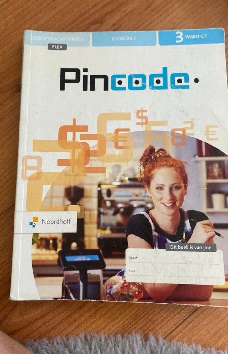 Pincode Economie – VMBO-GT leerjaar 3 (leeropdrachtenboek), Boeken, Ophalen of Verzenden, Gelezen, VMBO, Economie