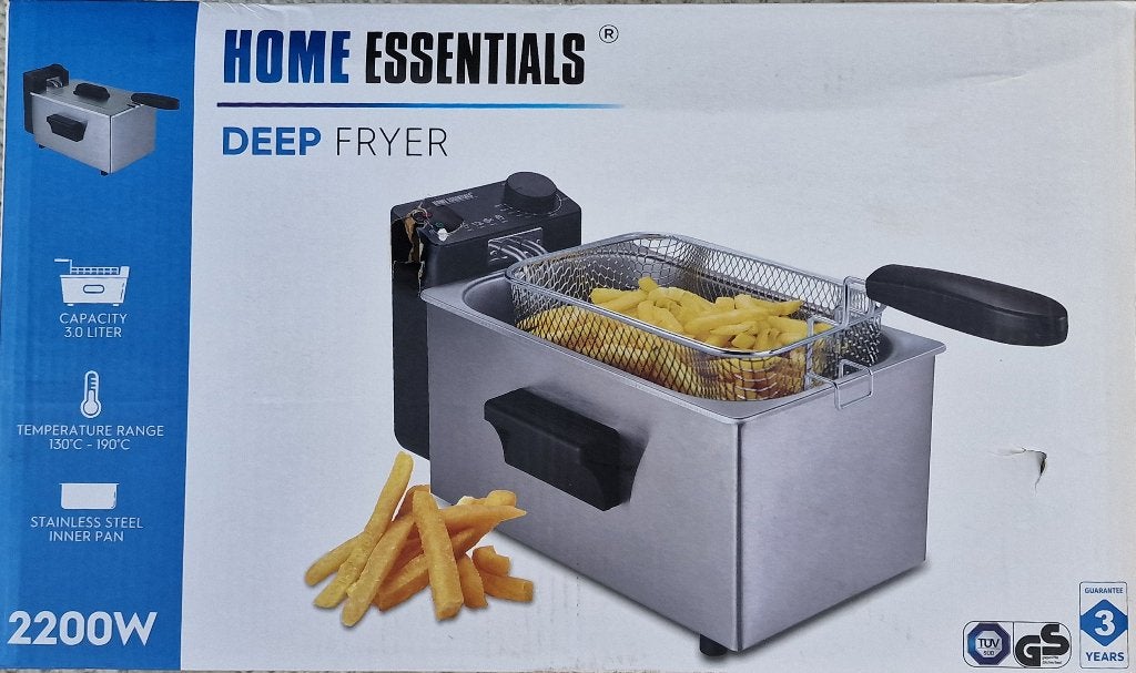 Friteuse nieuw in doos, 2 tot 3 liter, Ophalen of Verzenden, Nieuw, Uitneembare binnenpan
