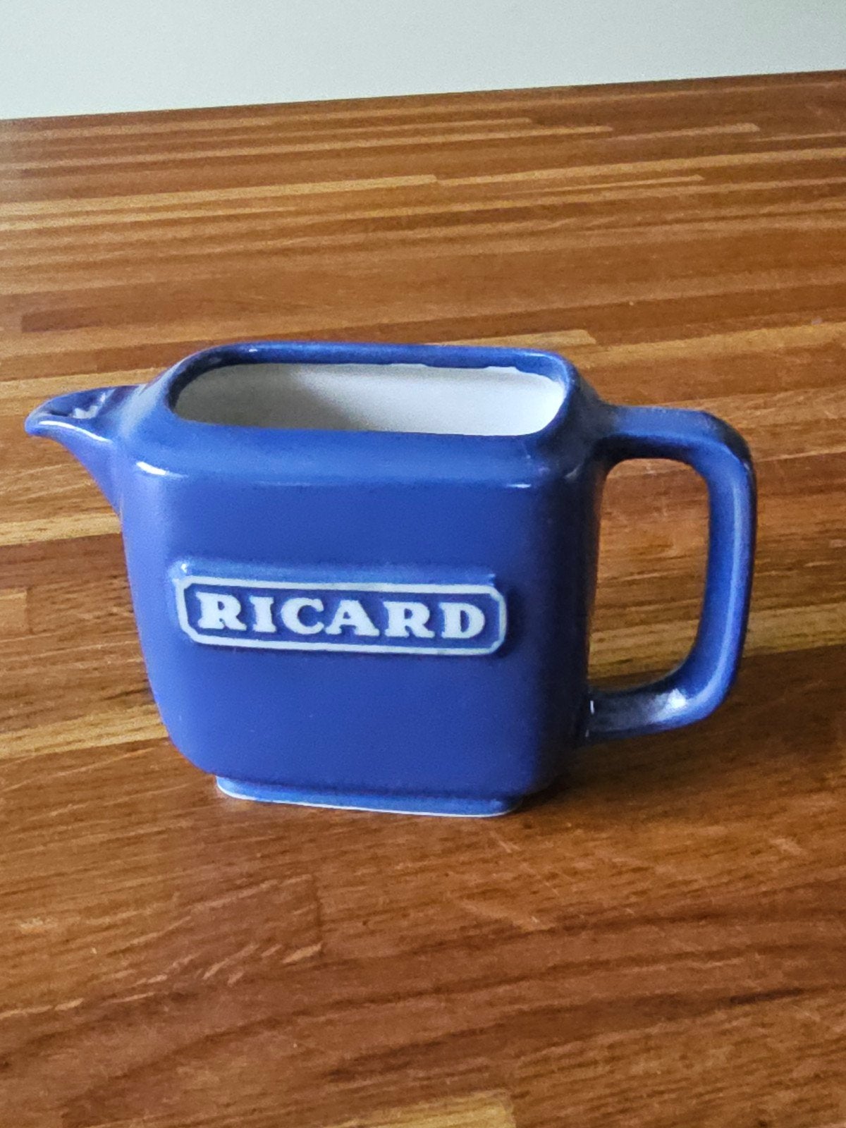 Vintage Ricard Waterkan - Blauw Keramiek, Ophalen of Verzenden